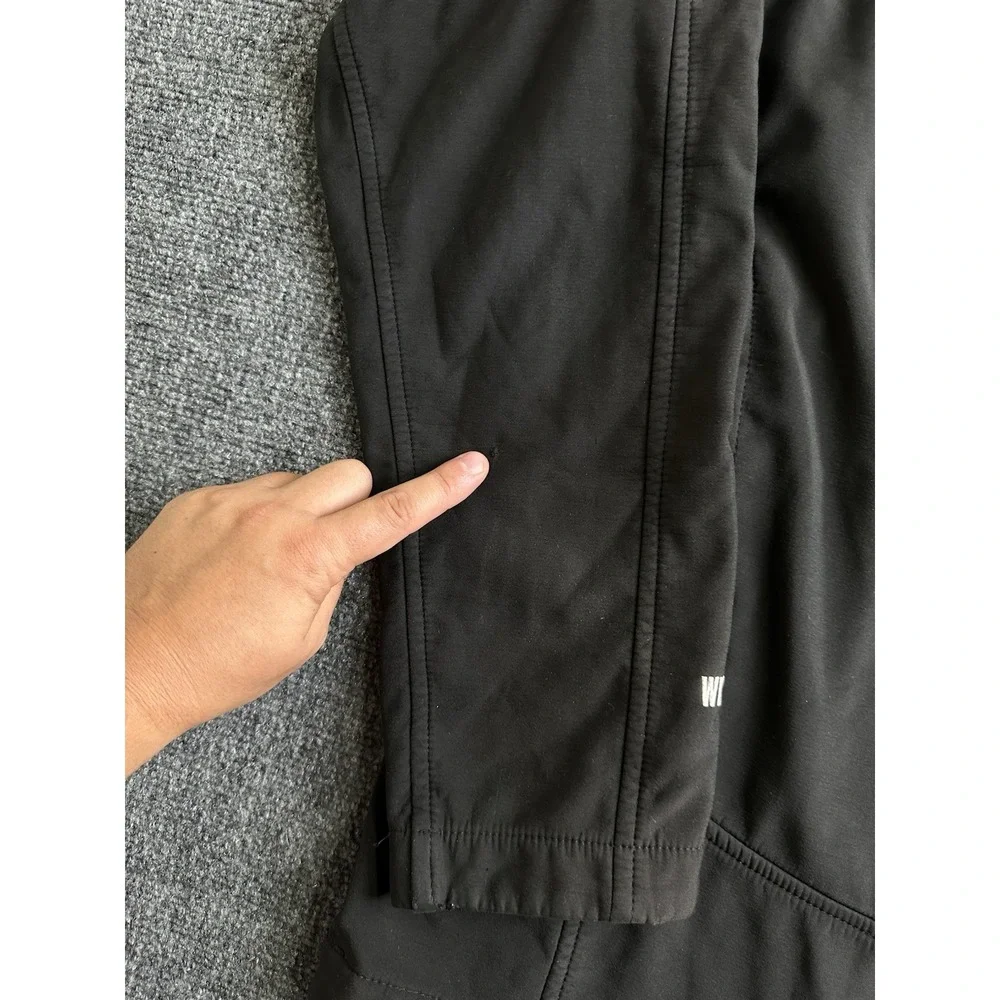 Mens The North Face WindWall Black Softshell Full Zip Jacket, Size XL